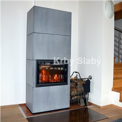 Kachlový krb Hein Solid F Accum