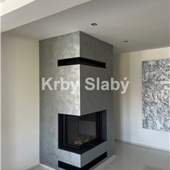 Stavba krbu - krbová vložka Romotop