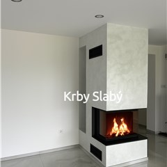 Stavba krbu - krbová vložka Romotop