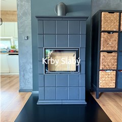 Kachlový akumulační krb Romotop